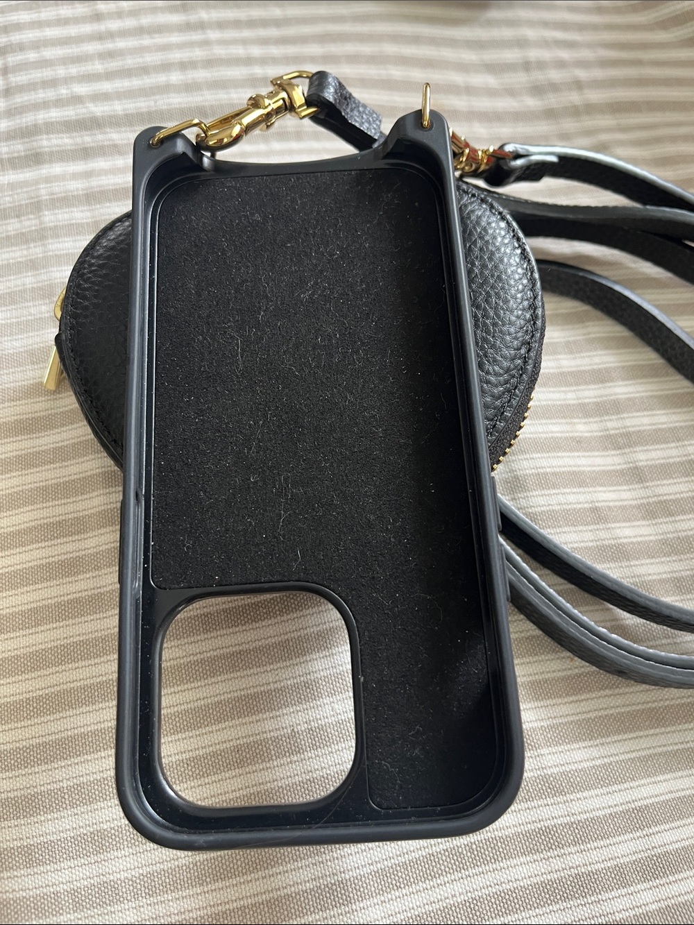 Bandolier Black Heart Crossbody Phone Case with Strap - Picture 2 of 6